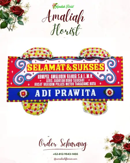 Papan Bunga Ucapan Selamat Kwaren